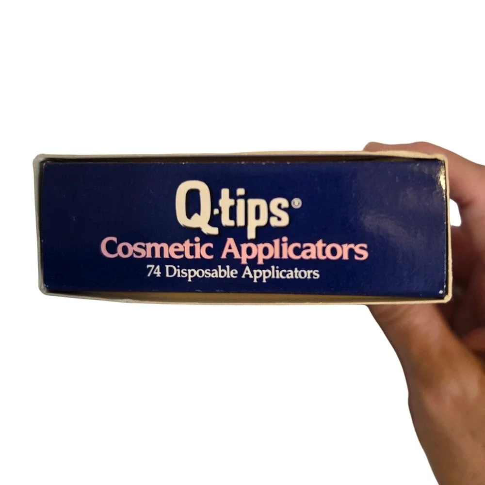 Vintage Q-tips Cosmetic Applicators Count Cotton Tip Eye Makeup Blending